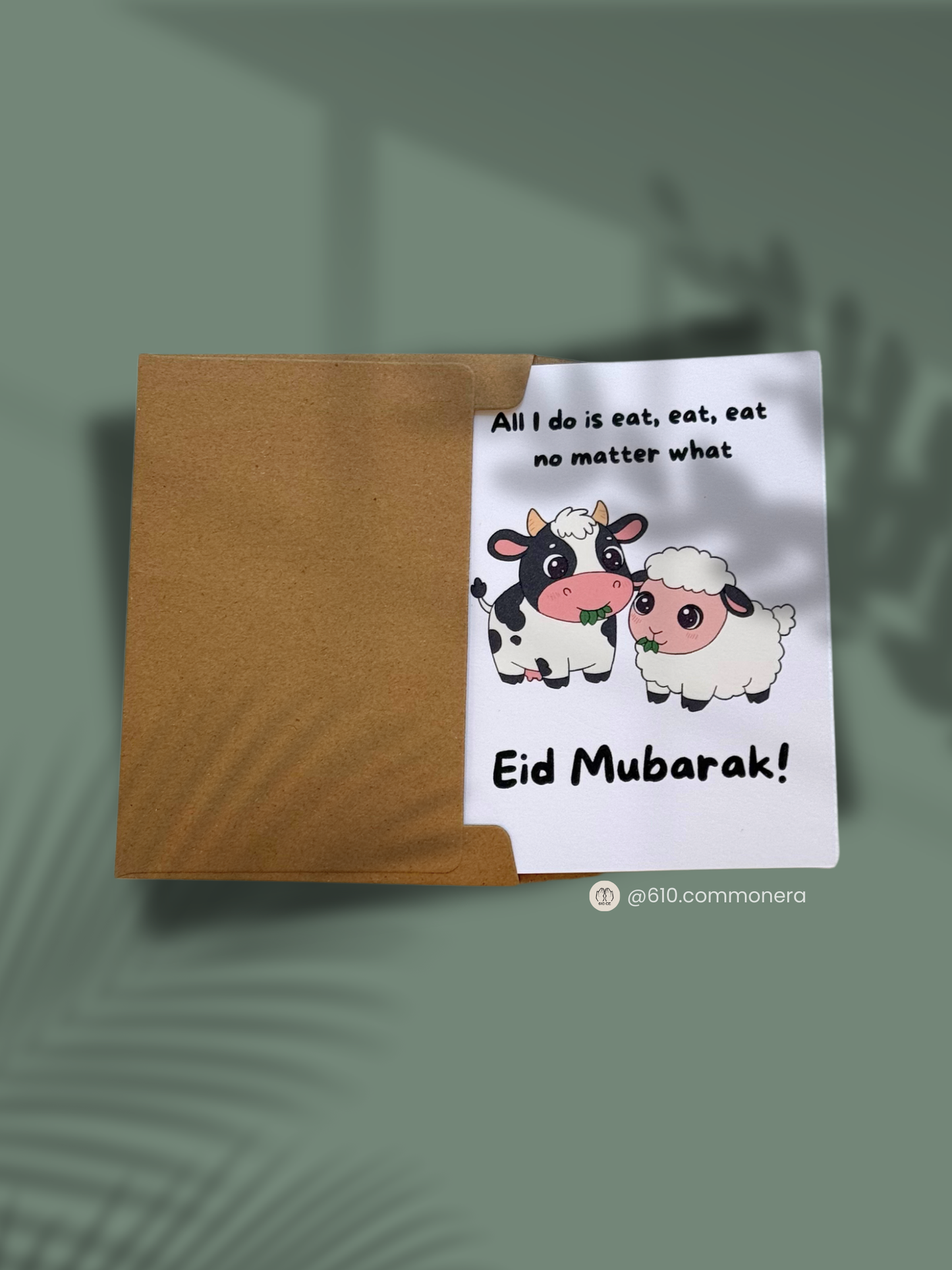 All I Do is Eat, Eat, Eat – Eid Mubarak Greeting Card