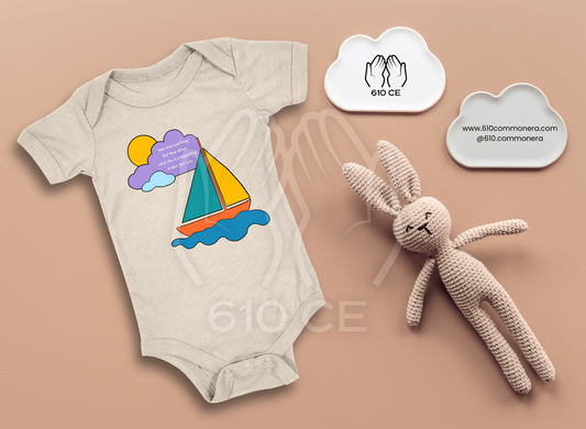 Set Sail - Mini Muslim Short Sleeve Onesie