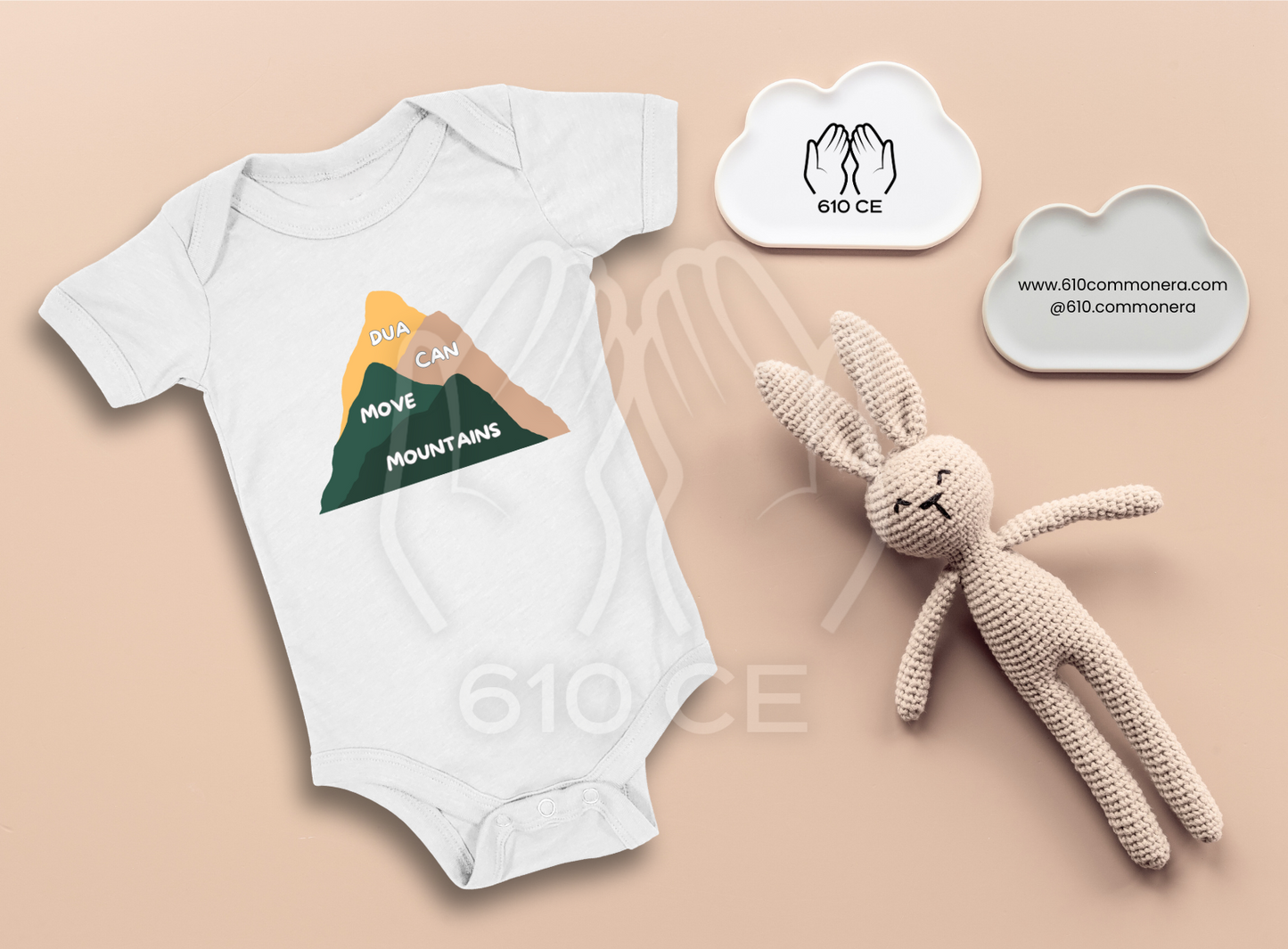 Dua Can Move Mountains - Mini Muslim Short Sleeve Onesie