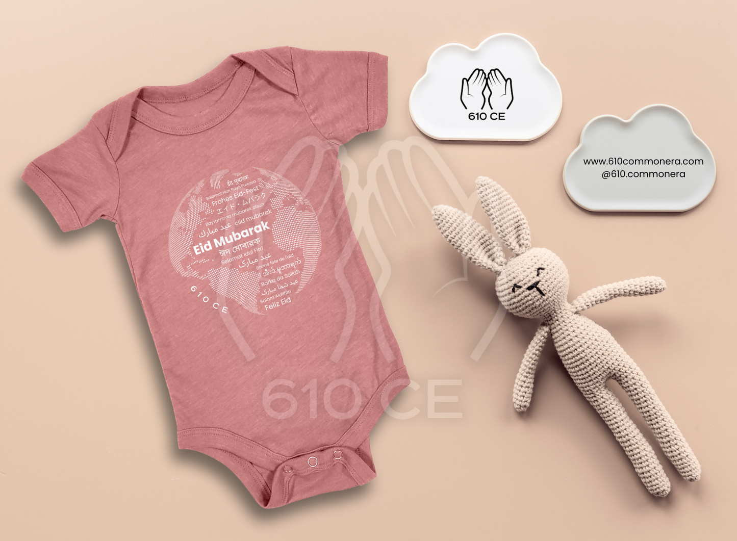 Eid Mubarak Worldwide- Mini Muslim Onesie