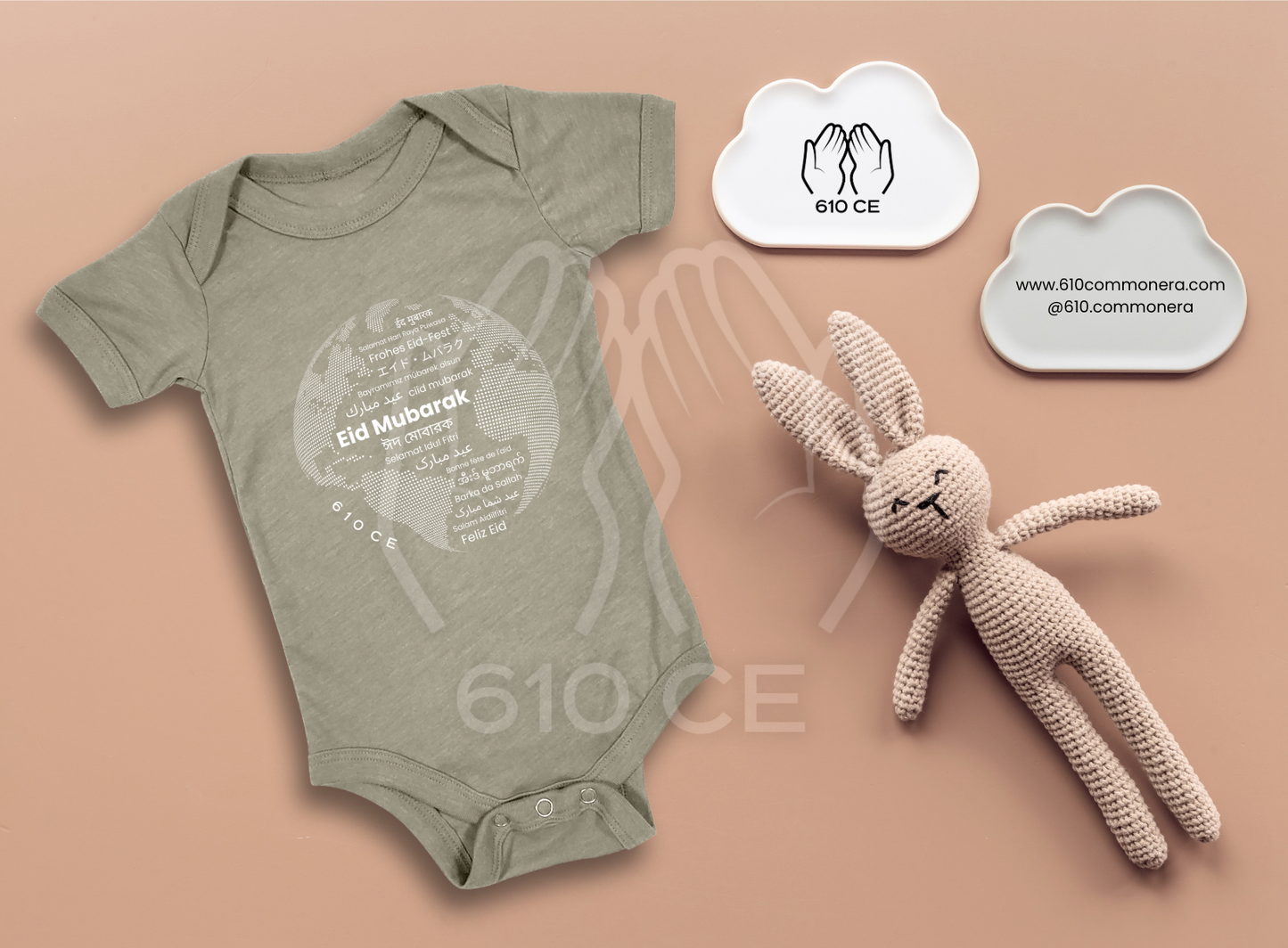 Eid Mubarak Worldwide- Mini Muslim Onesie