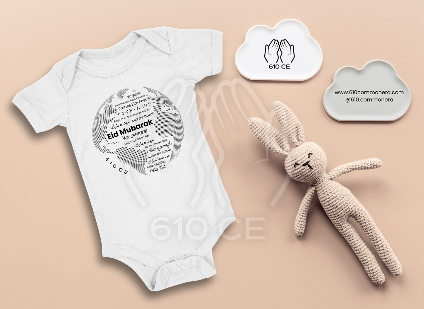 Eid Mubarak Worldwide- Mini Muslim Onesie