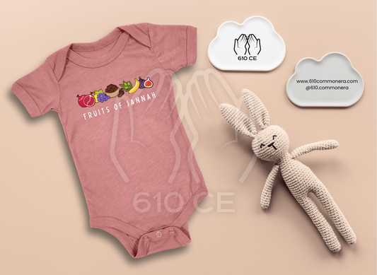 Fruits of Jannah - Mini Muslim Short Sleeve Onesie