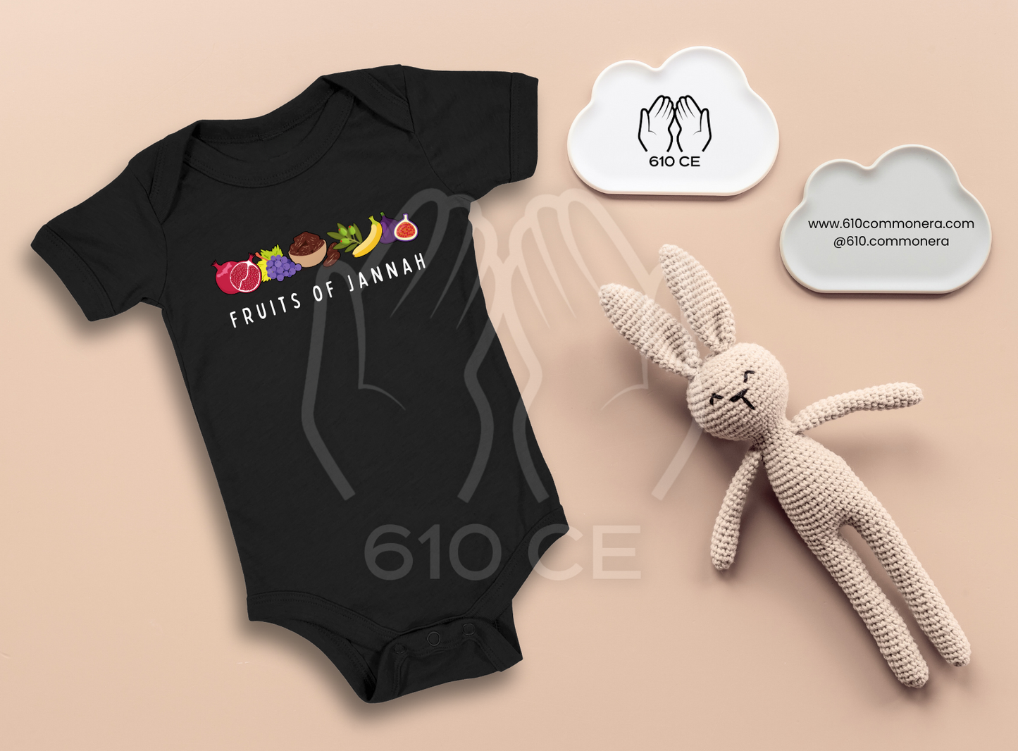 Fruits of Jannah - Mini Muslim Short Sleeve Onesie