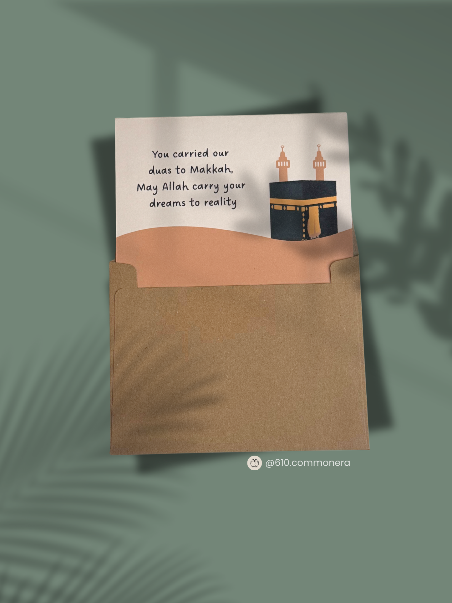 You Carried Our Duas to Makkah - Hajj/Umrah Islamic Greeting Card