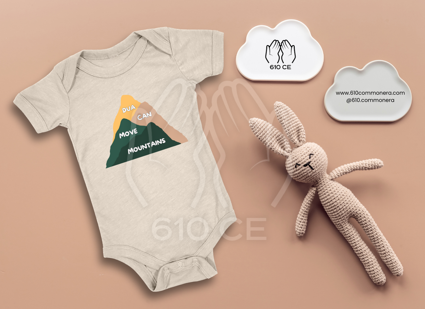 Dua Can Move Mountains - Mini Muslim Short Sleeve Onesie