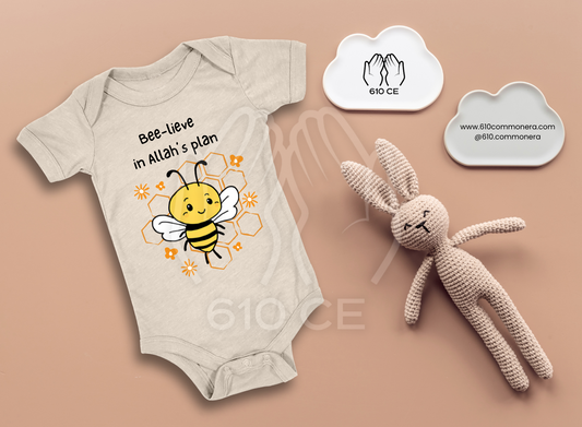 Bee - Mini Muslim Short Sleeve Onesie
