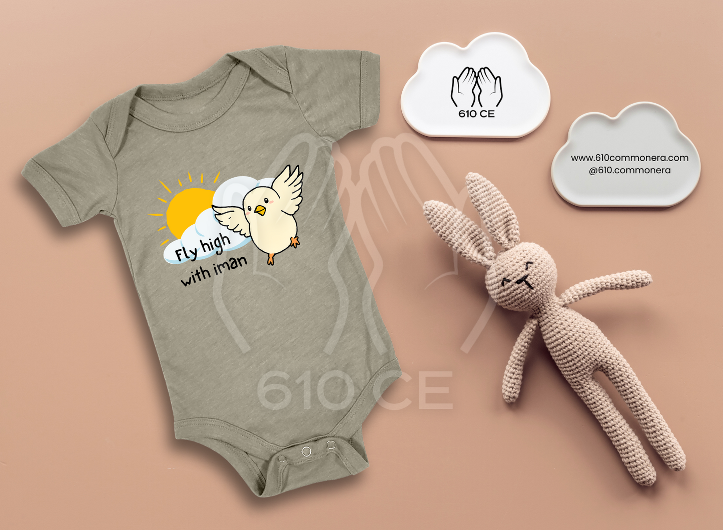 Bird - Mini Muslim Short Sleeve Onesie