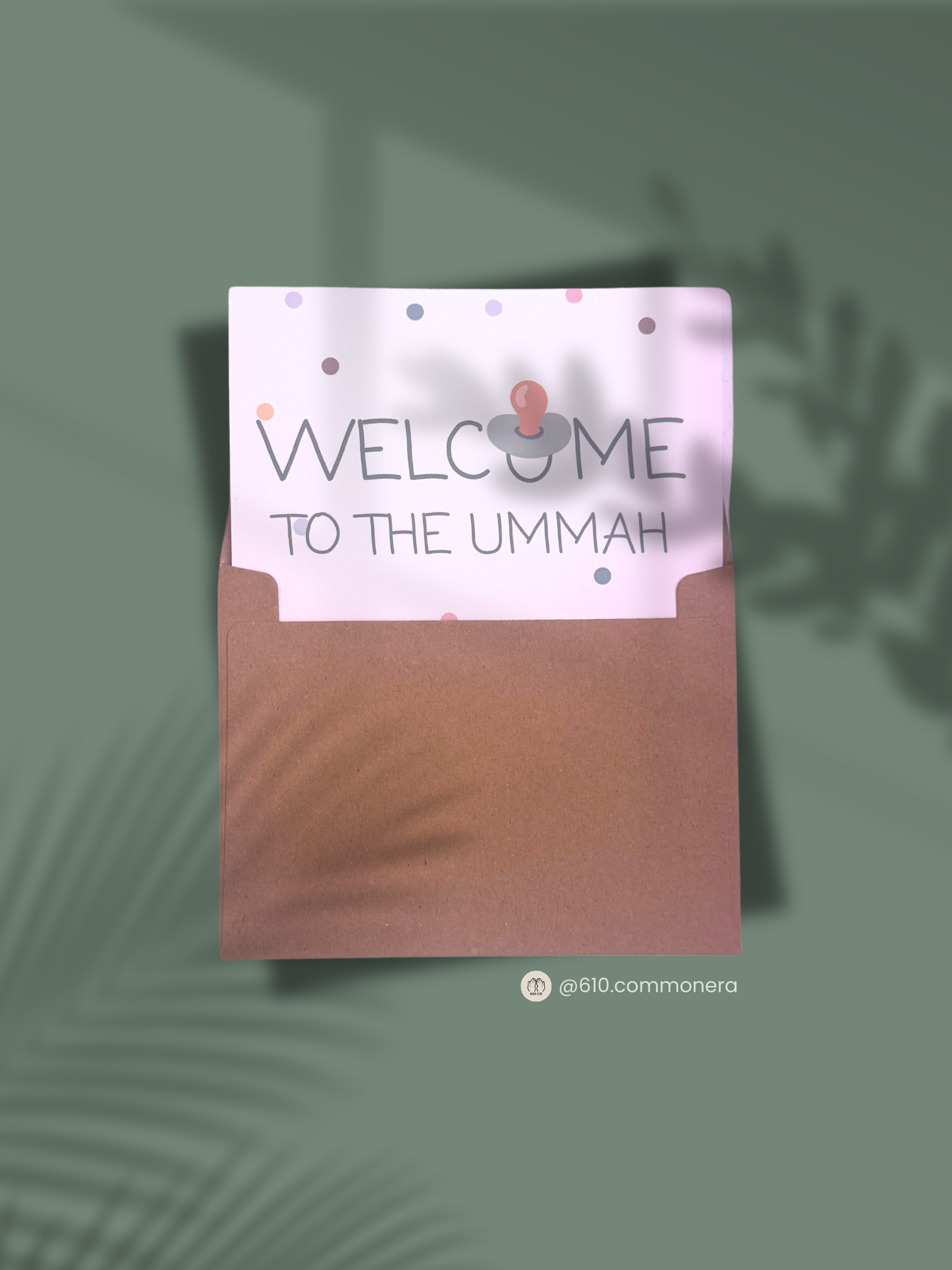 Welcome to the Ummah - Baby Greeting Card