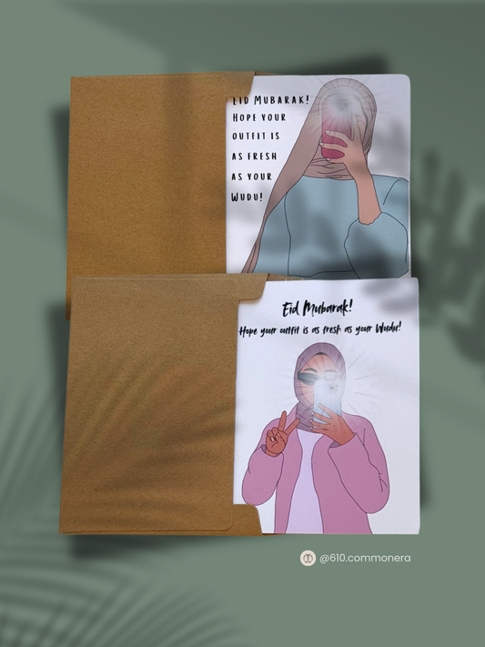Fresh Fits & Wudu - Greeting Card