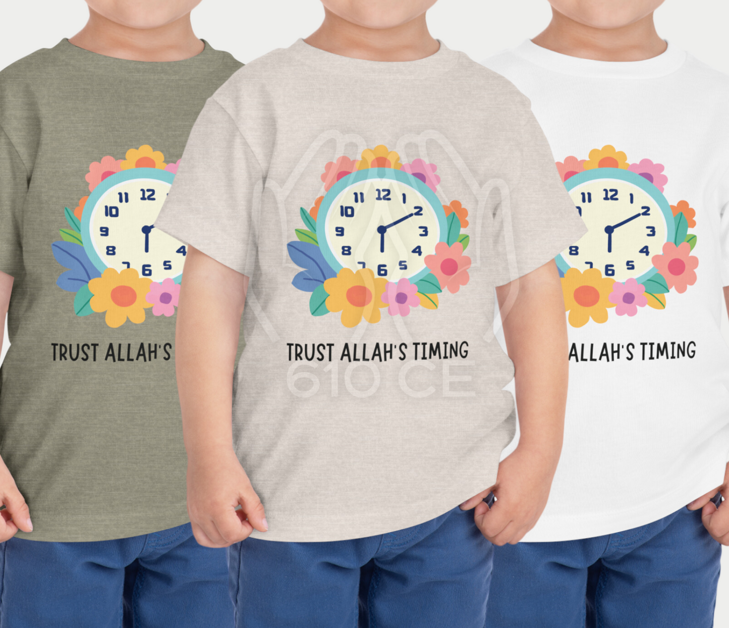 Trust Allah's Timing - Mini Muslim Short Sleeve Tee