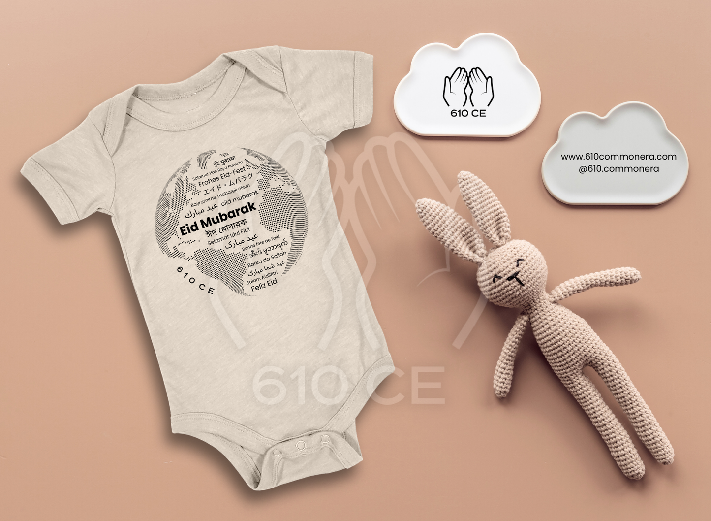 Eid Mubarak Worldwide- Mini Muslim Onesie