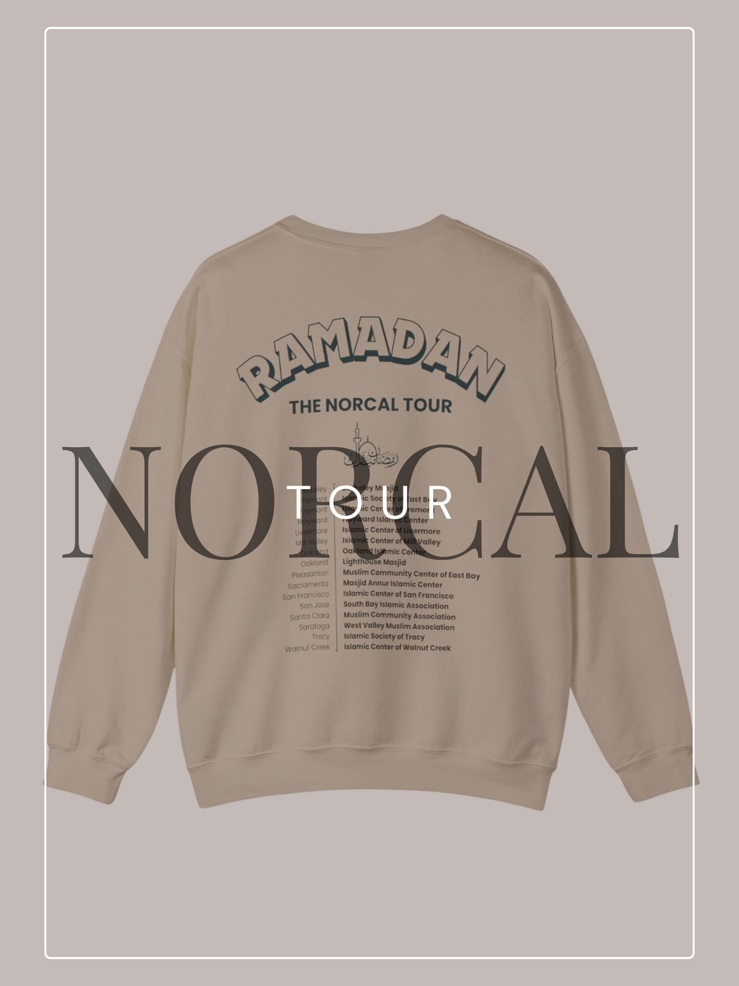 NorCal Tour Crewneck