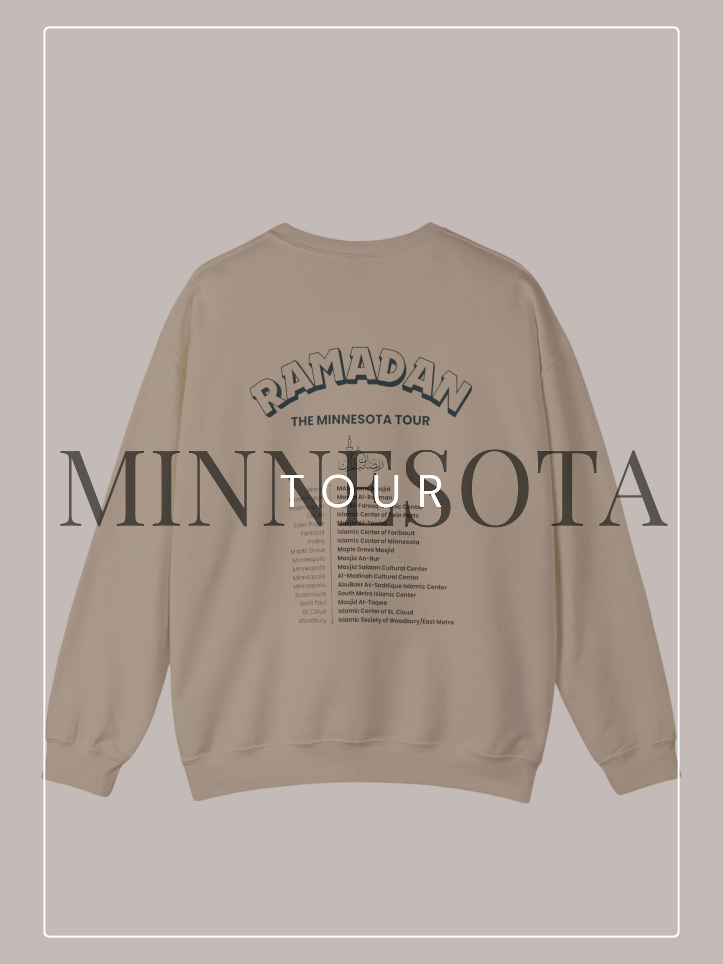 Minnesota Tour Crewneck