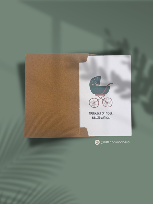 Blessed Arrival - Baby Greeting Card
