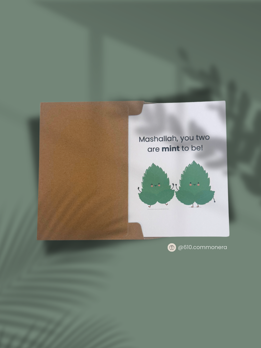 Mint To Be - Wedding/Anniversary Greeting Card